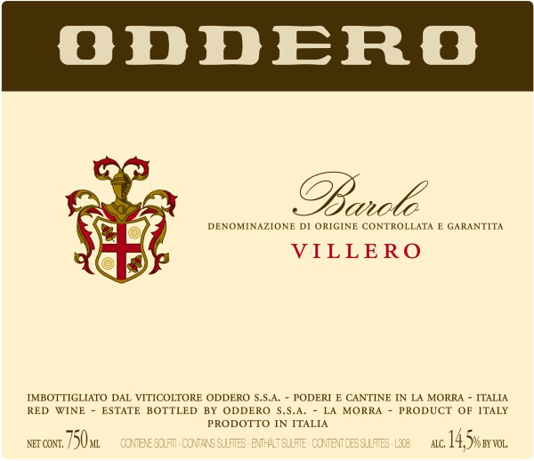 Barolo Villero 2004 - Oddero